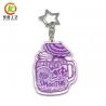 China Customize a variety of different flash clear epoxy resin acrylic keychains wholesale