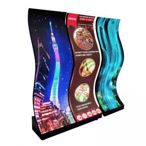 Curved P3.07mm Flexible Led Video Display Arbitrarily Shaped