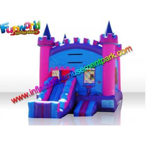 China Turrets Colorful Commercial Bouncy Castles  Slide  5 x 4  Meters for Girl supplier