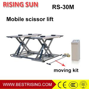 China 3Ton pneumatic used middle rise mobile car lift for auto garage supplier