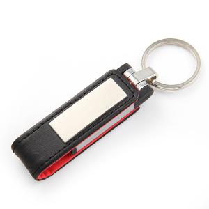 China Metal Case Real Leather USB Flash Drive 64GB 128GB 256GB FCC Approved supplier