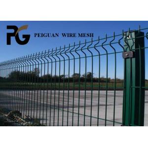 Commercial Playgrounds Green V Mesh Wire Fencing Vinyl Coated