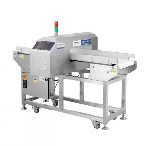 China Mirror Stainless Steel Conveyor Belt Needle Detector Machine Digital Data Print Function supplier