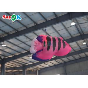 Big Oxford LED Inflatable Flying Fish For Amusement Parks