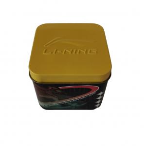 Glossy Matt Varnish Metal Tin Gift Box For Advertising Tin Packaging Container