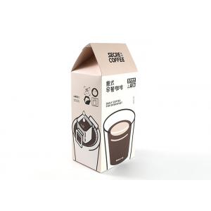 OEM Custom Cardboard Display Stand Boxes Recyclable Food Grade For Coffee