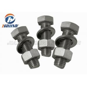 China GB Half Thread Hexagon Head ss304 ss316 M4-M36 Thumb Bolts And nut supplier