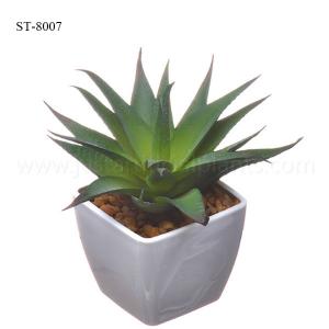 14cm Small Plant Artificial Succulents ,Fake Potted Succulents For Table Decoration