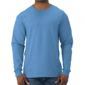                  Men&prime;s 50% Cotton 50% Polyester Heavy Weight Jersey Long Sleeve T-Shirt             