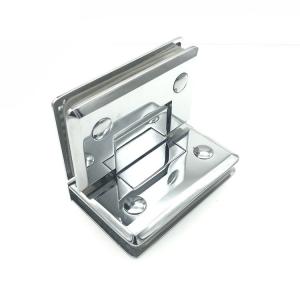 90Degree Glass Door Hardware Accessories Glass To Glass Shower Hinge for 8-10mm Glass