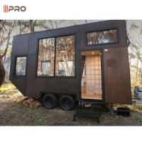 China 200mm EPS Wall Wooden Prefab Houses Luxury Tiny Loft Trailer Travel Light Steel Structure on sale