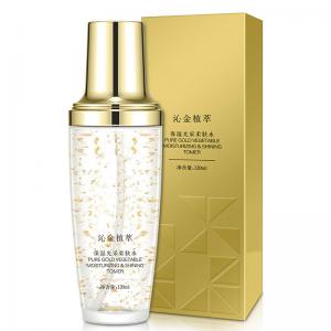 China Refreshing Natural Skin Toner / Gold Face Toner Soothe Even Out Skin Tone supplier