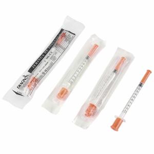 China Medical Electrolysis Disposable Needles 0.3ml 0.5ml 1ml Insulin Syringe supplier