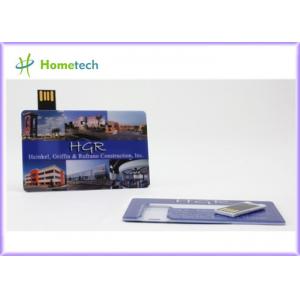 China Original Flash Memory Credit Card OEM USB Flash Drive 4GB With Writing At 7Mbps supplier