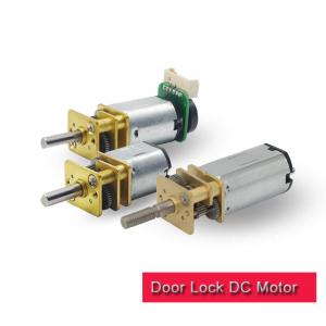 China 12mm Door Lock Motor Metal Spur Gearbox N10 N20 N30 Dc Motor With Encoder supplier
