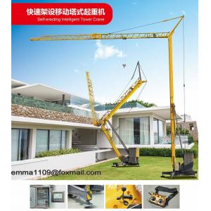 YT2527 Self Erecting Crane Tower Hydralic boom  27m 3t Load Safety Device