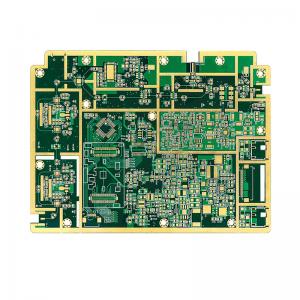 Yellow Solder Mask Color FR-4 High Layer PCB with Min. Line Width/Spacing of 3mil/3mil