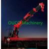 light duty truck mounted crane with Knuckle telescopic Boom portable design