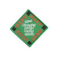 Frosty Balls Rally Woven Or Embroidery Patch with Iron Glue on Back Side