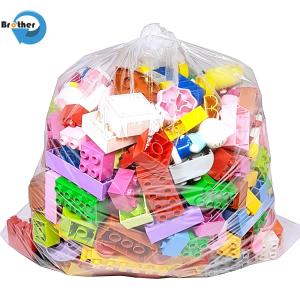 China Factory Polyethylene Bags Heat Seal Side Gusset Bag Transparent Large Custom Size Clear Flat PE Poly Plastic Food Grade wholesale