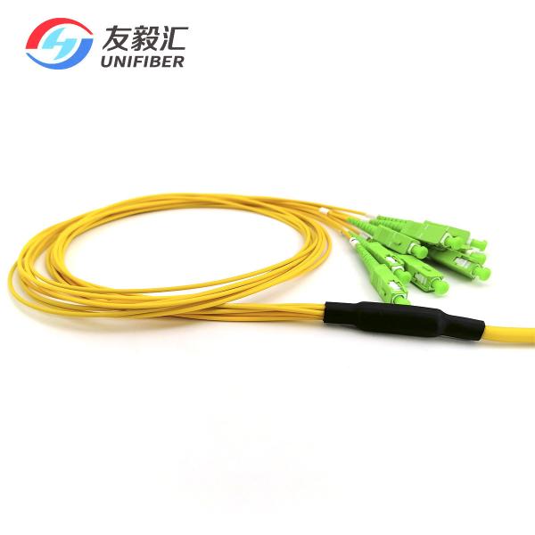PVC 8C Pre Terminated Multi Fiber Cables OS2 SC APC To SC APC