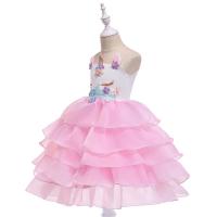 China Ageant Flower Multi Layered Tulle Wedding Formal Dresses For Little Girls on sale