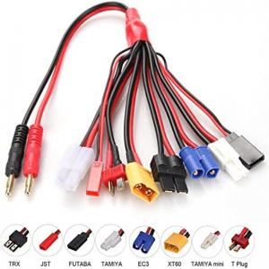 Stable 8 In 1 RC Lipo Charger Leads Multifunctional Heatproof