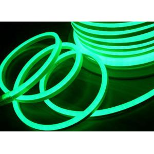 Green Flexible Led Neon Rope Light , Waterproof Flexible Led Rope Light
