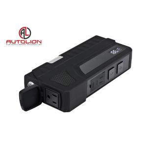 China Portable Black Mini Car Jump Start Battery Pack AC DC Output /  Car Battery Booster supplier