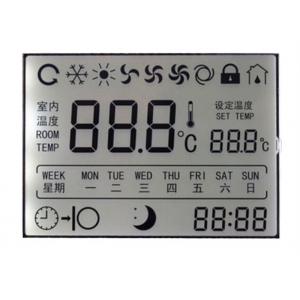 Zebra Connector Custom LCD Display / TN HTN LCD Display Module For Thermostat