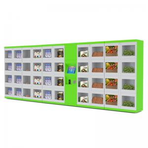 Smart Grocery Vending Locker Mini Mart Store Door Size Transparent Windows Option