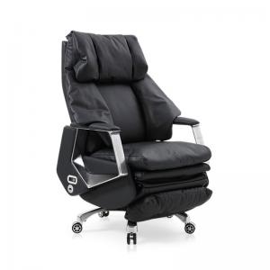 Computer Chair Automatic High Back Leather Reclining Office Chair for Big and Tall Users