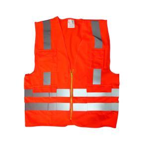 China High Visibility Safety Vest with Up To 1000 Feet Visibility EN471 Class2 Standard and 2-Inch Reflective Strip wholesale