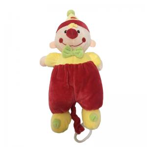 China Musical Doll 38CM 14.96IN Infant Plush Toys With Red Clown Play Function EMC supplier