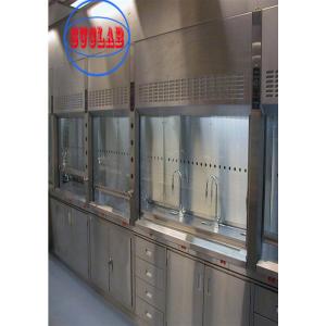 Cusomized Made Size Ducted Fume Hood Cupboards Manufacturers Manual Control for Safe Laboratory Environment