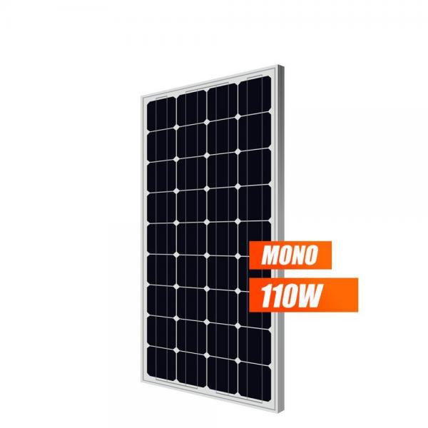 RoHs 110 Watt Mono Silicon Solar Panels , Multiscene Mono Crystal Panel
