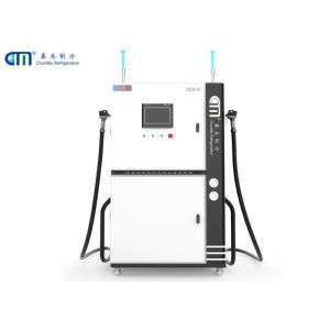 China CM8600 Máquina de carga de refrigerante de doble sistema 60-80 g/s R134a R410A wholesale