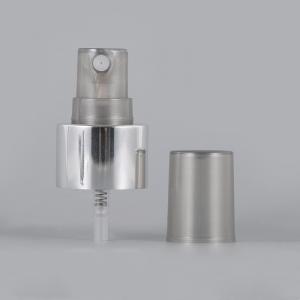China 24mm Aluminum Fine Mist Sprayer 24/410 UV Silver Perfume Pump For Bottle supplier