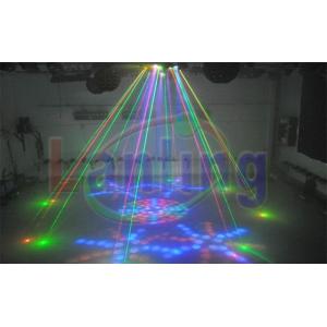 China LEN880RG Sound Active 9pcs 54W RGBYW LED Disco Laser Light supplier
