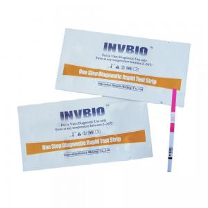 China Urine / Serum Hcg Early Pregnancy Test Strip At Home Oem Packing supplier
