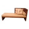 Long Bedroom Ottoman Bench , Upholstered Luggage Bench With Pillows