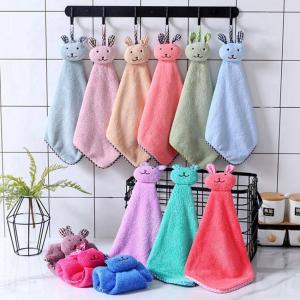 China ODM Organic Hanging Tea Towels Kitchen Hand Towel With Hanging Loop supplier