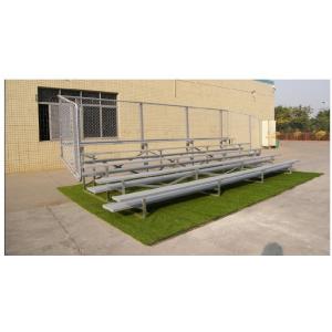 China Durable 3 Row Aluminum Portable Bleachers Grandstand Retractable Bleacher Seating supplier