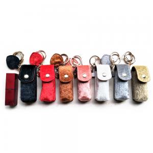 China Nickle Plating Personalised Bag Keyring , Lipstick Mini Bag Keychain supplier