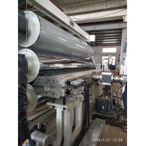 China Customized PVC Extruder Single Screw Waterproof Sheet / Geomembrane Machine supplier