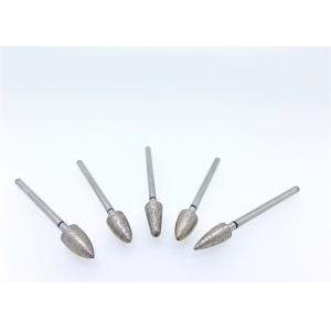 Metal Grinding Polishing Sintered Diamond Bur Flat End Bullet Shape Plaster Cutting Wheel