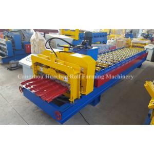 China Panel Glazed Tile Roll Forming Machine / Roll Forming Equipment For Steel Construction supplier