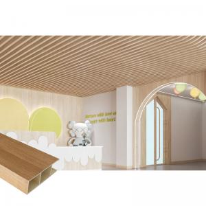 China FSC Woodgrain Boards Interior Ceiling Panels Non Toxic Pollution 50x150mm supplier