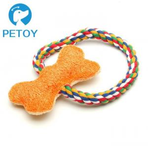 China Professional Latext Nylon Rope Dog Toy Non - Toxic Material For Small Dogs supplier