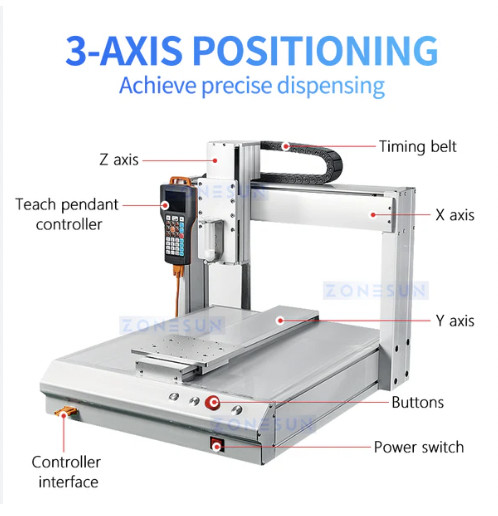 100mm Z Axis Detachable Soldering Iron Automatic SMD Soldering Machine for Precise Soldering Process